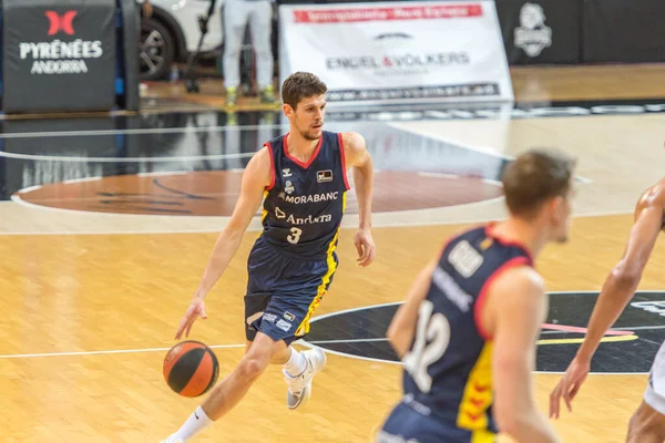 Andorra Vella Andorra 2021 January Oriol Pauli Action Endesa Acb — Foto de Stock