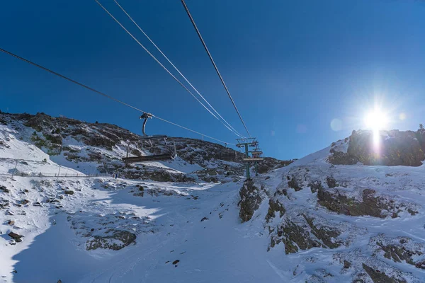 Estación Ordino Arcalis Grandvalira Pyrenees Invierno 2021 — Foto de Stock