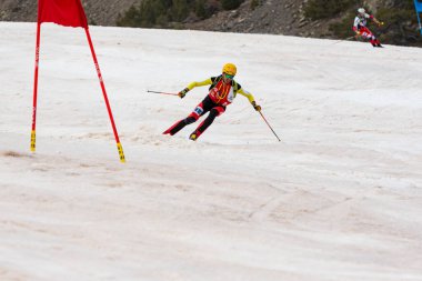 Arinsal, Andorra: 2 Mart 2021: MARTiNEZ DE ALBORNOZ Inigo ESP ISMF WC Şampiyonası Comapedrosa Andorra 2021 -.