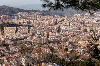 Görüntü: Mirador de los bunkers de El Carmel Barcelona, İspanya.