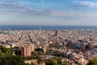Görüntü: Mirador de los bunkers de El Carmel Barcelona, İspanya.