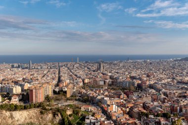 Görüntü: Mirador de los bunkers de El Carmel Barcelona, İspanya.