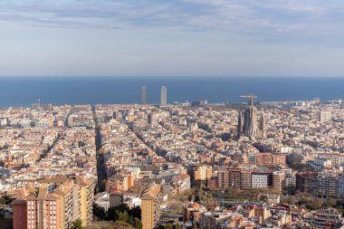 Görüntü: Mirador de los bunkers de El Carmel Barcelona, İspanya.