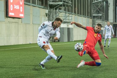 Andorra La Vella, Andorra: 2021 Mart: K. Katar 2022 Dünya Kupası eleme karşılaşmasında ALB 'yi yendi..