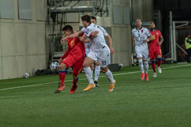 Andorra La Vella, Andorra: 2021 Mart: Cucu ve Katar 2022 Dünya Kupası eleme karşılaşmasında.