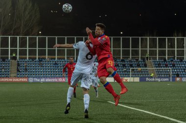 Andorra La Vella, Andorra: 2021 Mart: Cucu ve Katar 2022 Dünya Kupası eleme karşılaşmasında.