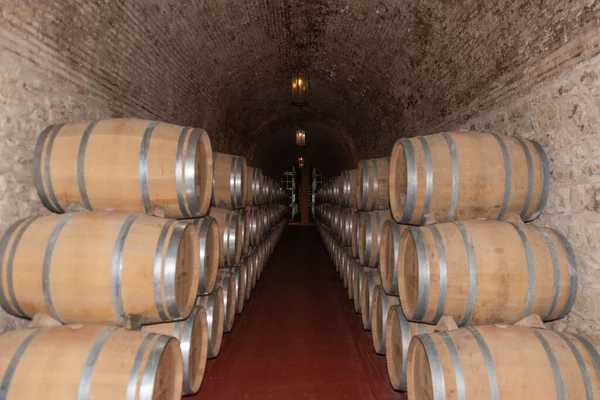 Logrono Spain 2021 April Interior Bodegas Riojanas Winery Cloudy Day Royalty Free Stock Photos