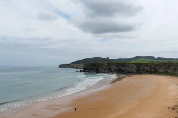 Güzel Sahil Langre Cantabria Spanya — Stok fotoğraf