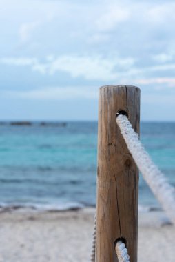 Paseo Maritimo de Es Pujols in Formentera in the Balearic Islands in Spain in the summer of 2021.