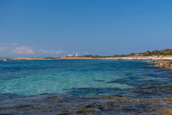Spanya Nın Balear Adalarındaki Formentera Adası Plajları — Stok fotoğraf