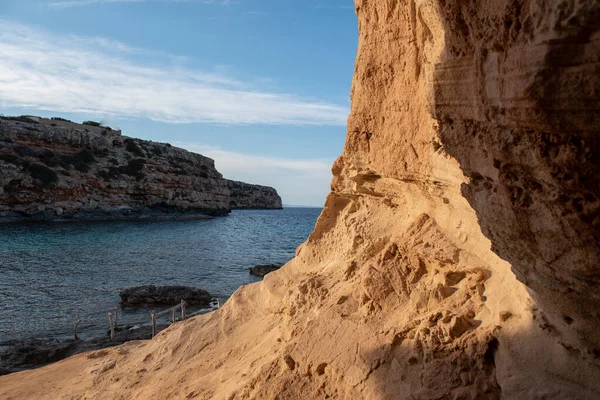 Hermosa Cala Baster Isla Formentera Las Islas Baleares España —  Fotos de Stock