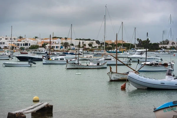 Formentera Spain 2021 June Човни Порту Савіна Влітку 2021 — стокове фото