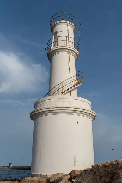 Fyrtornet Savina Formentera Spanien — Stockfoto