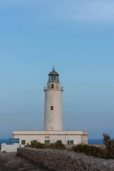 Mola Spanje 2021 Augustus Mola Vuurtoren Gebouwd 1961 Formentera Zomer — Stockfoto