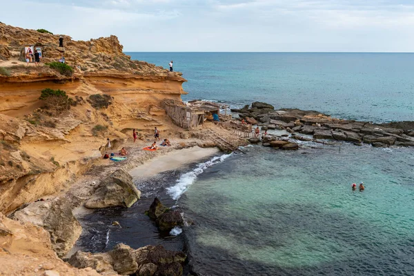 Formentera España 2021 Septiembre Personas Otoño Calo Mort Isla Formentera — Foto de Stock