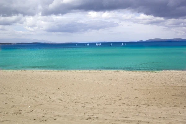 Hermosa escena de playa — Foto de Stock