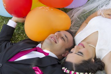 Mutlu sadece evli çift aşık 