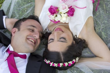 Mutlu sadece evli çift aşık 