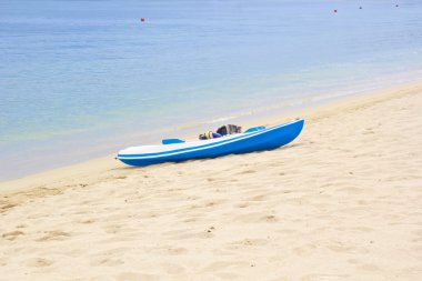 Nusa Dua plajda güzel sahne , Bali Adası