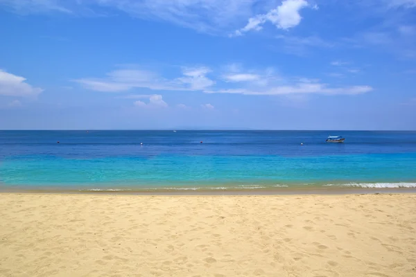 Hermosa Escena Playa Nusa Dua Isla Bali — Foto de Stock