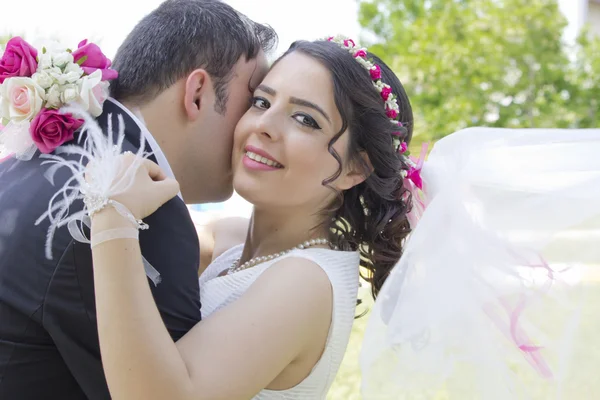 Portrait Couple Heureux — Photo