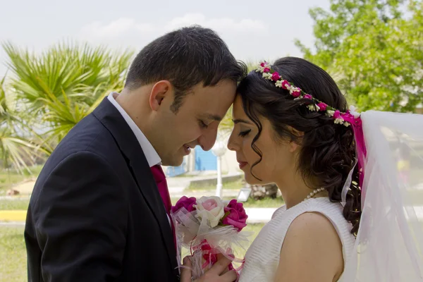 Retrato Pareja Feliz — Foto de Stock