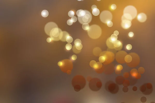 Oro Luci Natale Sfondo Con Bokeh — Foto Stock