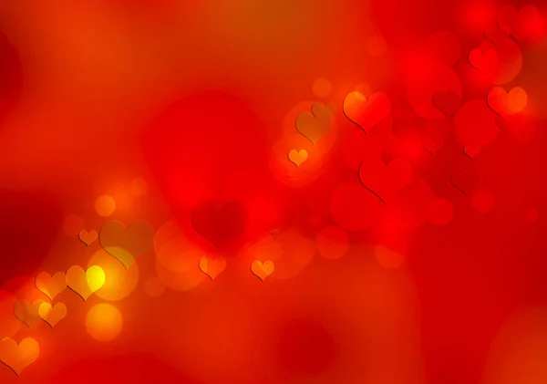 Абстрактный Красный Рождественский Фон Боке — стоковое фото