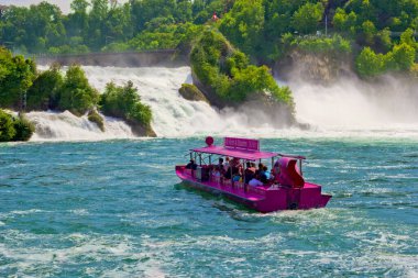 Rhinefall, İsviçre 'de güzel bir manzara