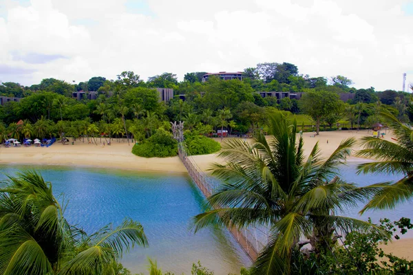 Hermosa Escena Sentosa Island Singapur — Foto de Stock