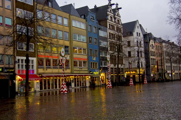 Bella Scena Nel Centro Storico Colonia Germania — Foto Stock