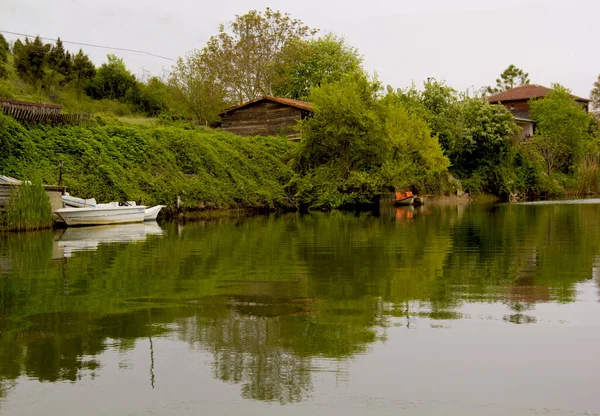 İstanbul Agva 'da yaz mevsiminde güzel manzara