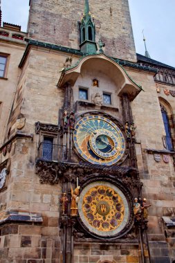 Eski kentte astronomik saat sahnesi, Çek Cumhuriyeti 'nde Prag