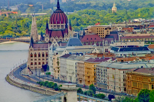 Beautiful Cityscape Budapest Hungary Summer — Stock Photo, Image