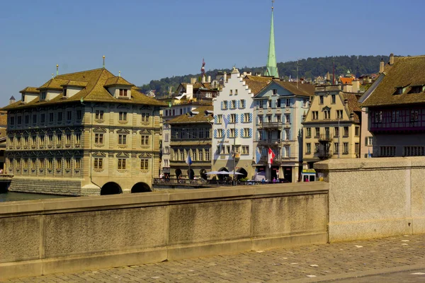 Vista Ciudad Luzern Suiza Verano —  Fotos de Stock