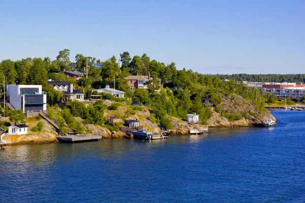 stock image view of the city of sweden country in summer vacation