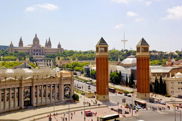 Prachtig Uitzicht Barcelona Spanje Zomervakantie — Stockfoto