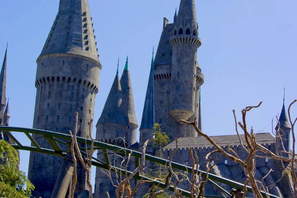 Harry Potter Castle Universal Studios Los Angeles California — 스톡 사진