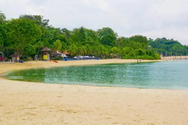 Sentosa Adası, Singapur 'da güzel bir manzara.
