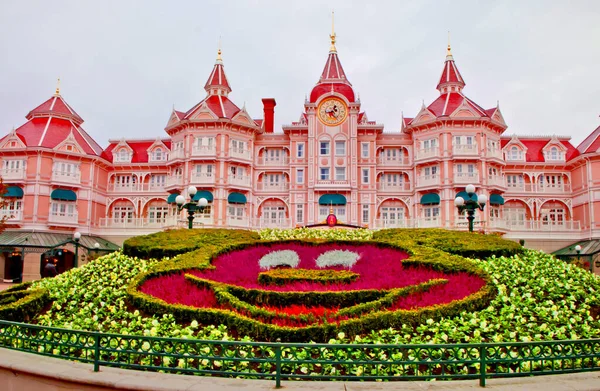 Όμορφη Θέα Στο Πάρκο Disneyland Παρίσι Γαλλία — Φωτογραφία Αρχείου