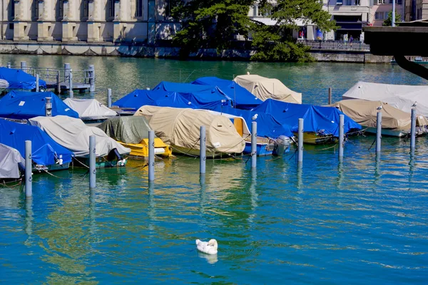 Hermosas Vistas Ciudad Zurich Suiza Verano —  Fotos de Stock
