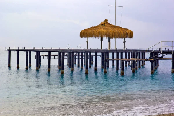 Piękny Krajobraz Antalya Turcja Zimie — Zdjęcie stockowe