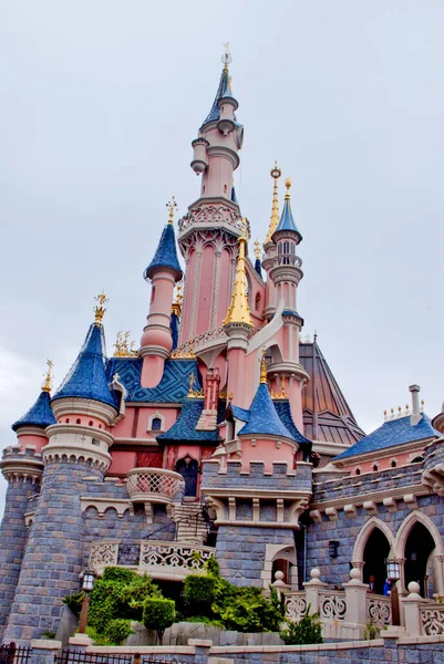 Disneyland Parkının Güzel Manzarası Paris Fransa — Stok fotoğraf