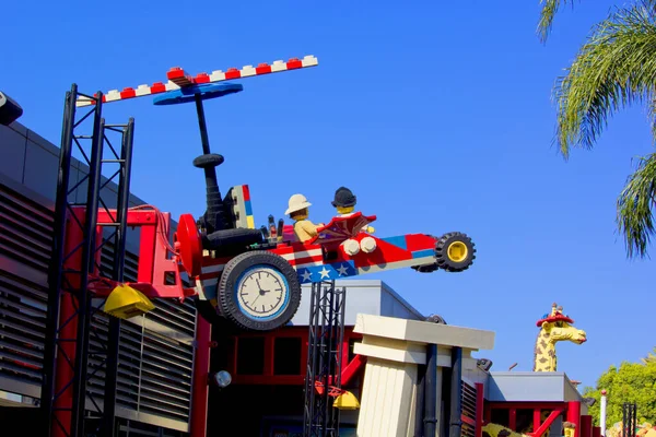 Krásný Scéna Legoland Park San Diego Kalifornie Royalty Free Stock Obrázky