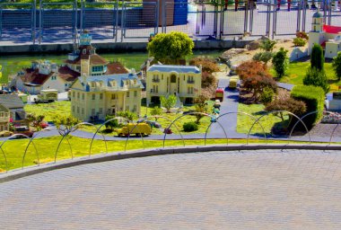  San Diego, Kaliforniya 'da güzel bir manzara Legoland Park