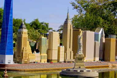  San Diego, Kaliforniya 'da güzel bir manzara Legoland Park