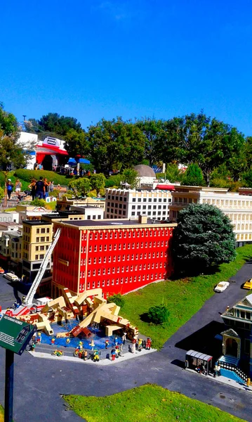 Krásný Scéna Legoland Park San Diego Kalifornie — Stock fotografie
