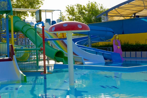 Aquapark Luksusowym Kurorcie Kemer Antalya Indyk — Zdjęcie stockowe