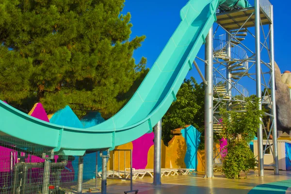 Aquapark Einem Luxusresort Kemer Antalya Türkei — Stockfoto