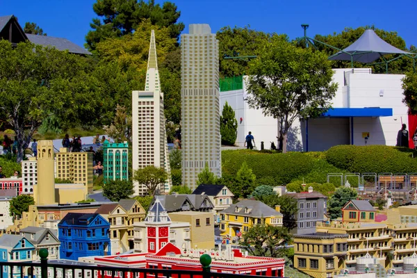 Krásný Scéna Legoland Park San Diego Kalifornie — Stock fotografie